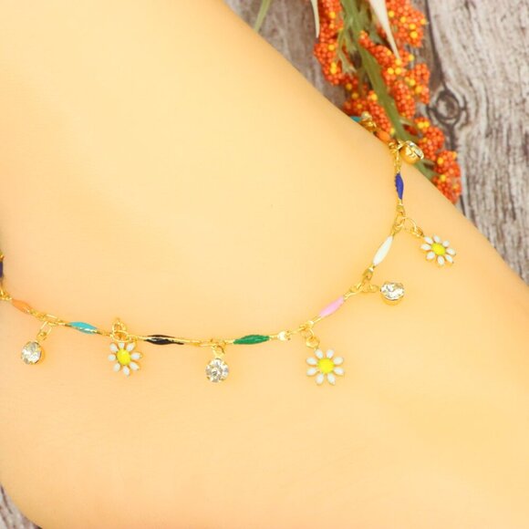 "Dainty Anklet for Women – Elegant Everyday Jewelry & Perfect Gift | MLCRC1493 - Picture 7 of 10